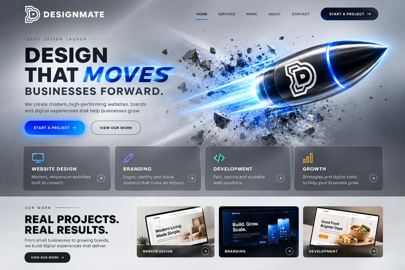 Illustrative modern digital website interface concept